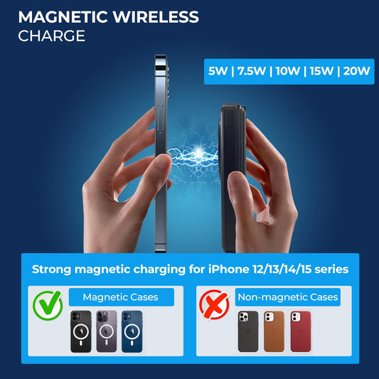 SPARKIFY 10,000mAh Magnetic Wireless Power Bank
