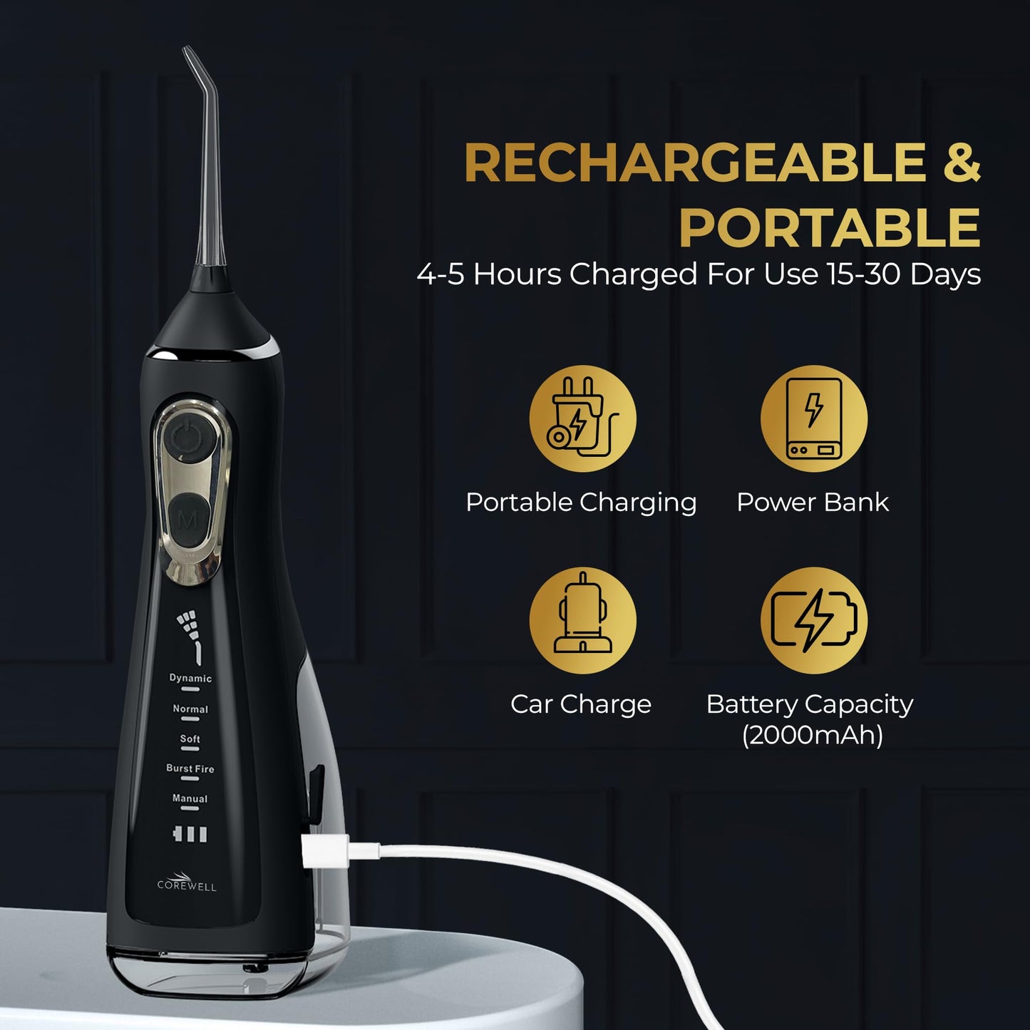 COREWELL Cordless Water Flosser