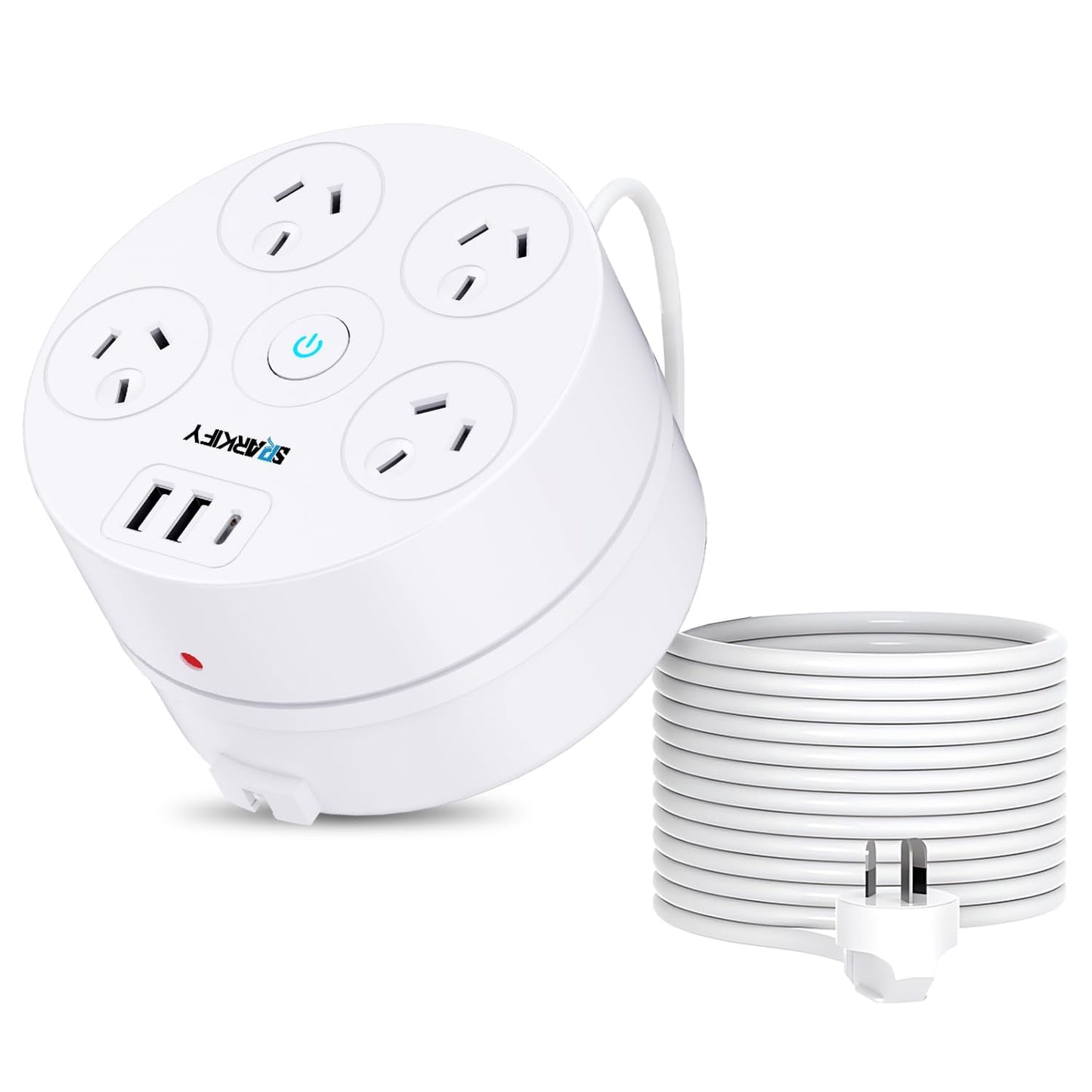 SPARKIFY Surge Protector Power Board with USB-C