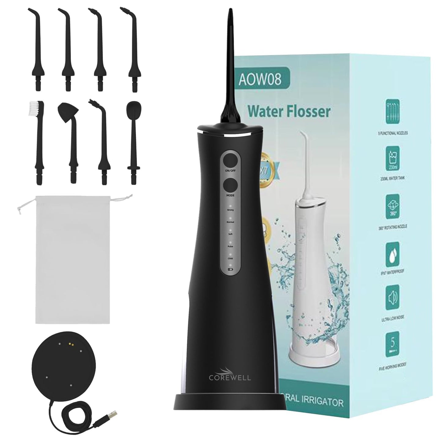COREWELL Smart Cordless Water Flosser